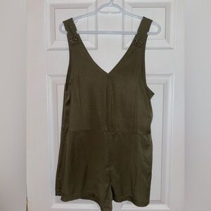Rhythm Olive Green romper (shorts)